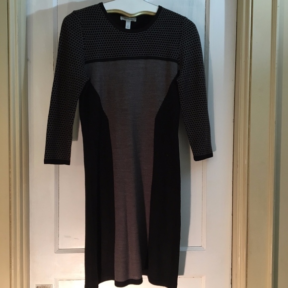 Dress Barn Dresses & Skirts - Dress Barn Black&Gray knit dress